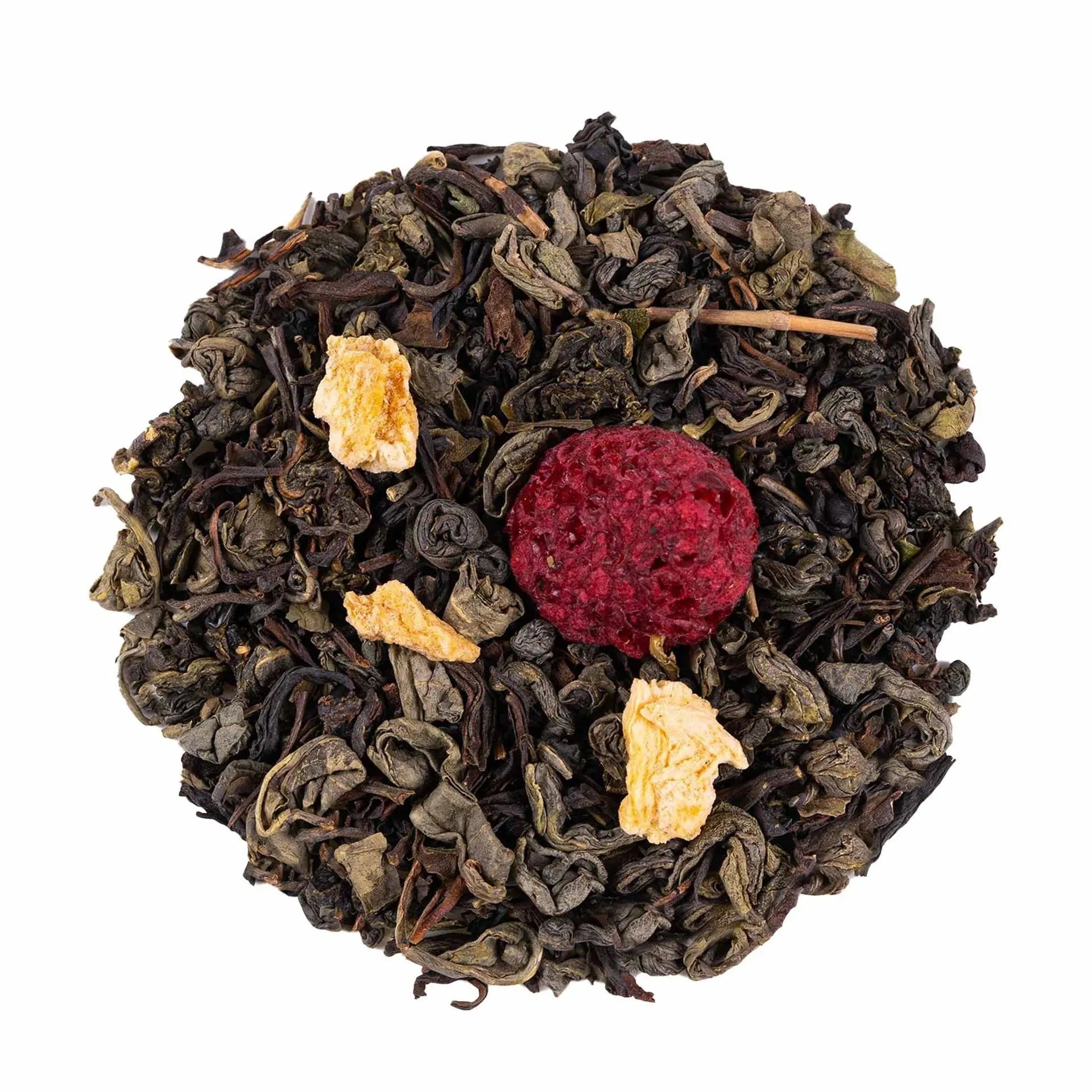 Lady in Pink Green Tea Infuzion Tisan - infusion.organic