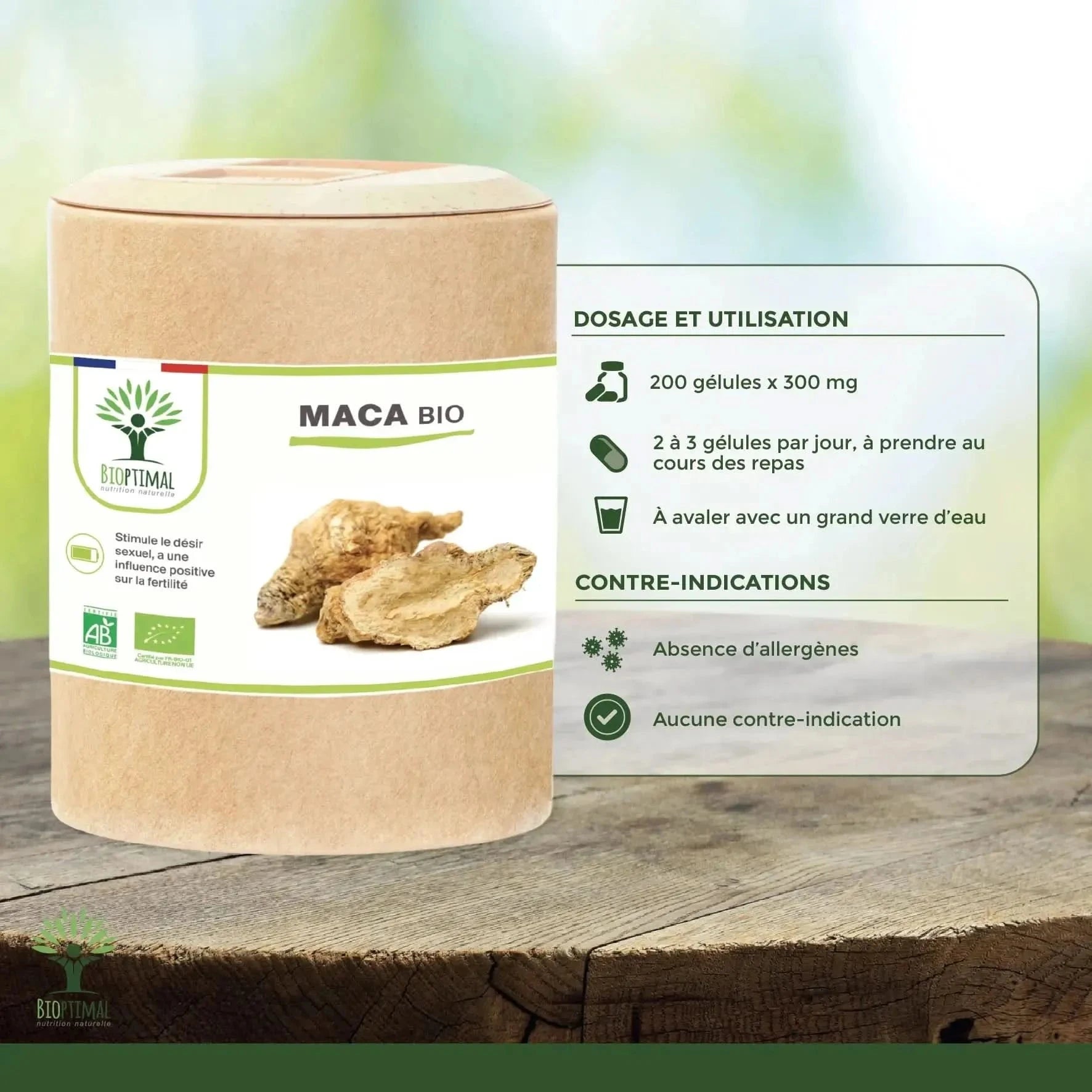 Maca Bio - capsules - Supplements - Adaptogens, Supplements - infusion.organic