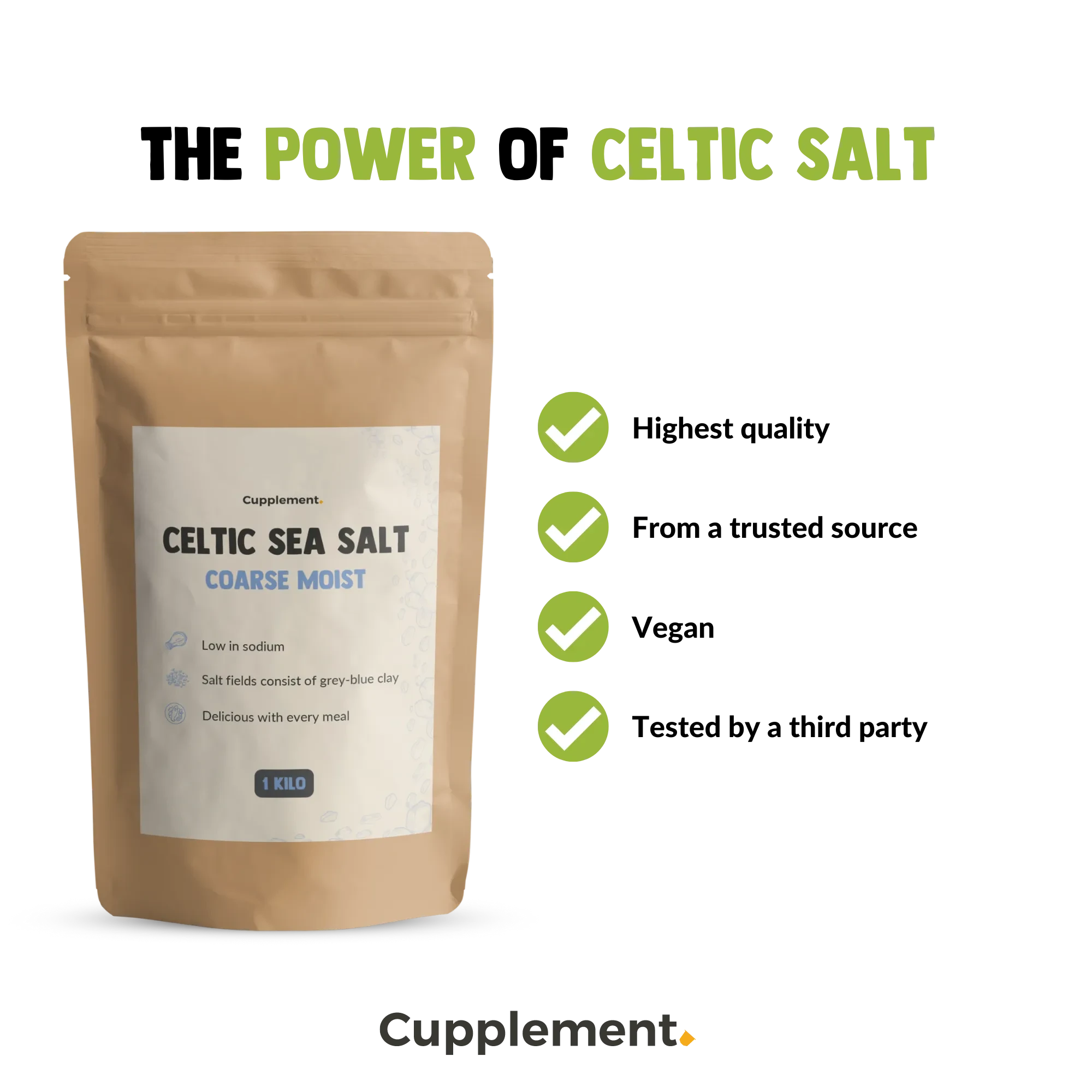 Celtic Sea Salt- 1 KG Moist - Minerals - Minerals - infusion.organic