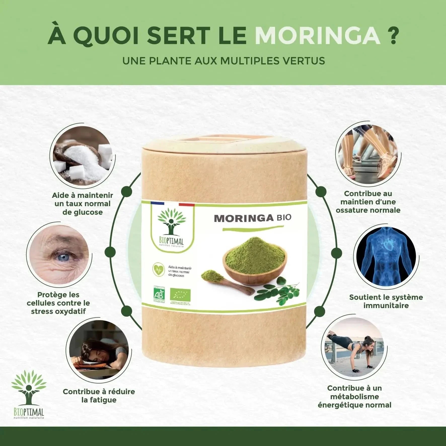 Moringa - capsules - Supplements - Supplements - infusion.organic