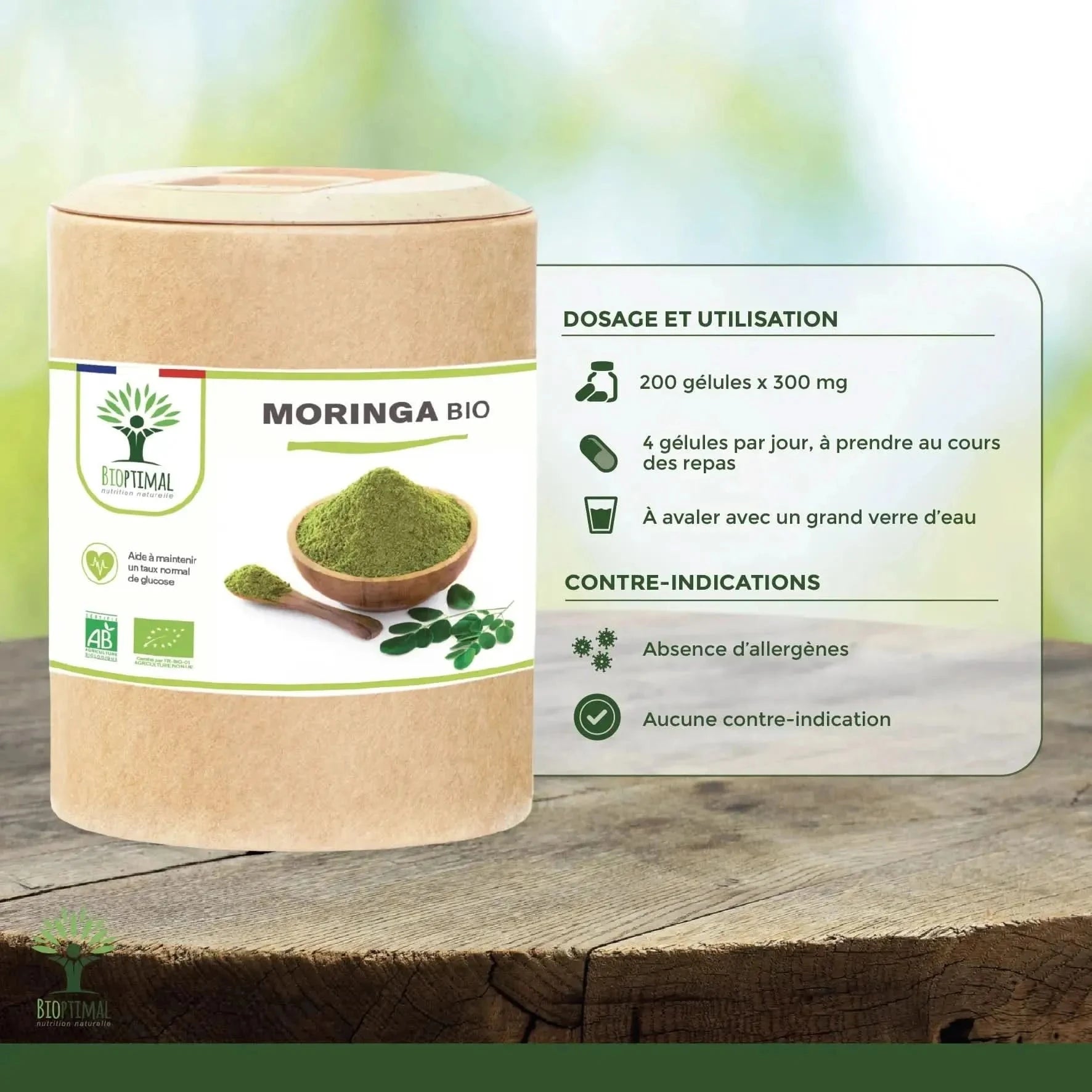 Moringa - capsules - Supplements - Supplements - infusion.organic
