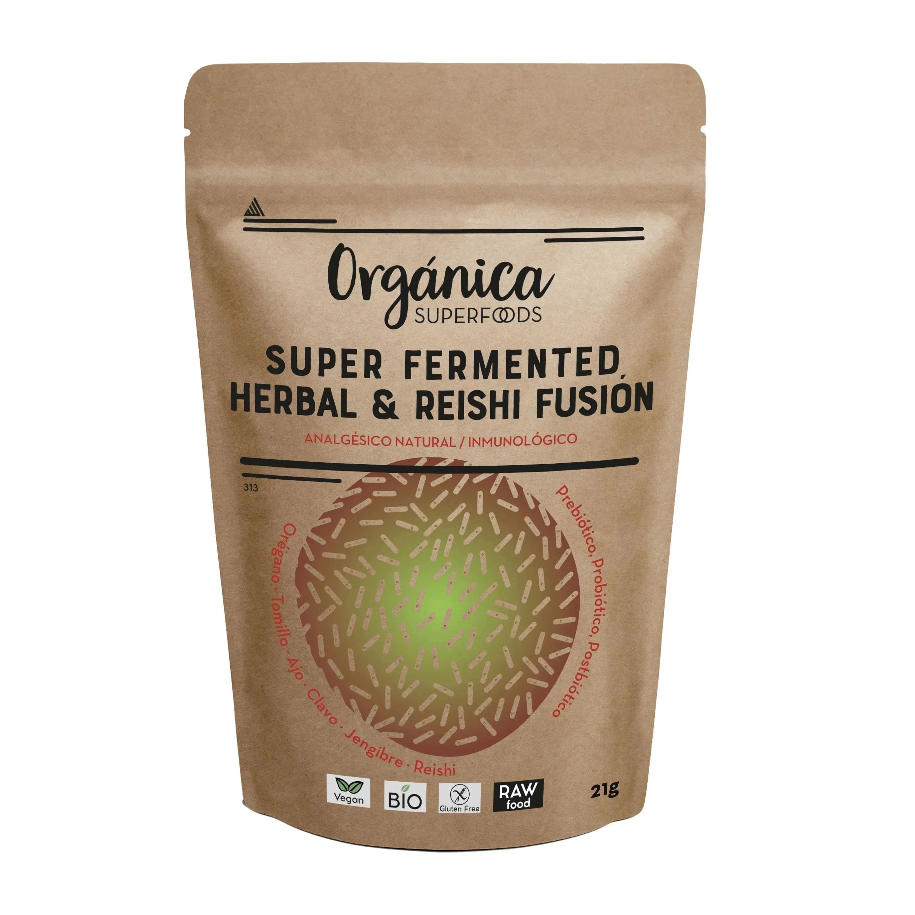 Super Fermented Herbal & Reishi Fusion - Mushrooms - Mushrooms - infusion.organic