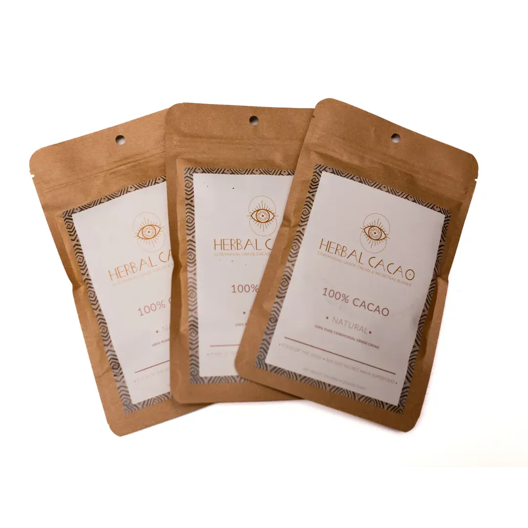 "Natural" 100% Ceremonial Cacao | Maya Mountain, Belize Herbal Cacao Tisan - infusion.organic