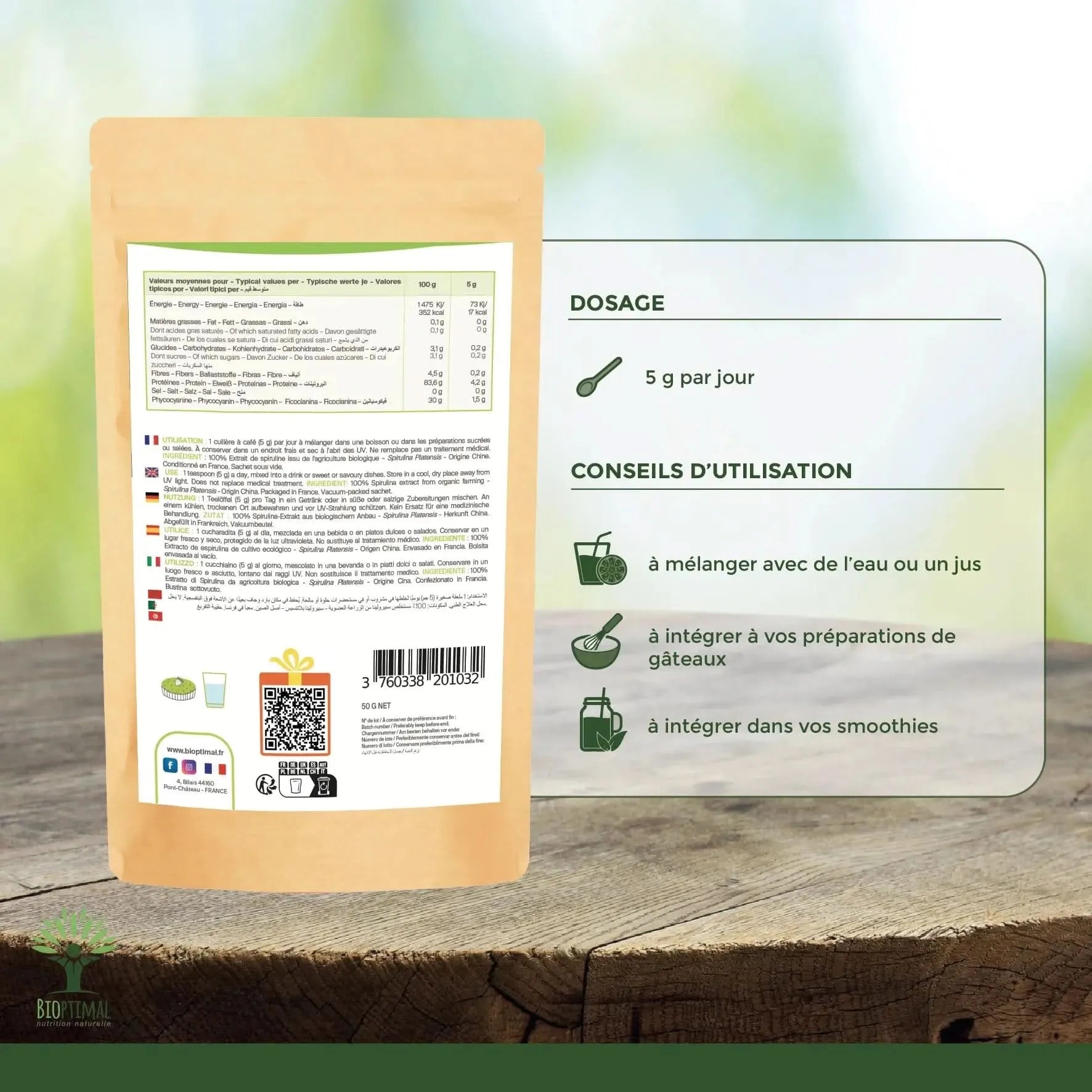 Phycocyanin - Blue Spirulina Extract Powder - Supplements - SupplementsMinerals - infusion.organic