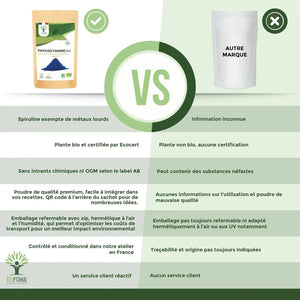 Phycocyanin - Blue Spirulina Extract Powder - Supplements - SupplementsMinerals - infusion.organic