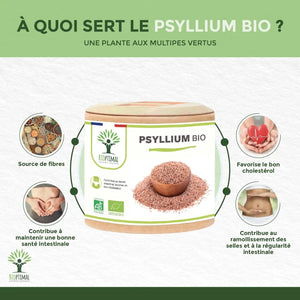 Psyllium Bio - capsules - Supplements - Supplements - infusion.organic