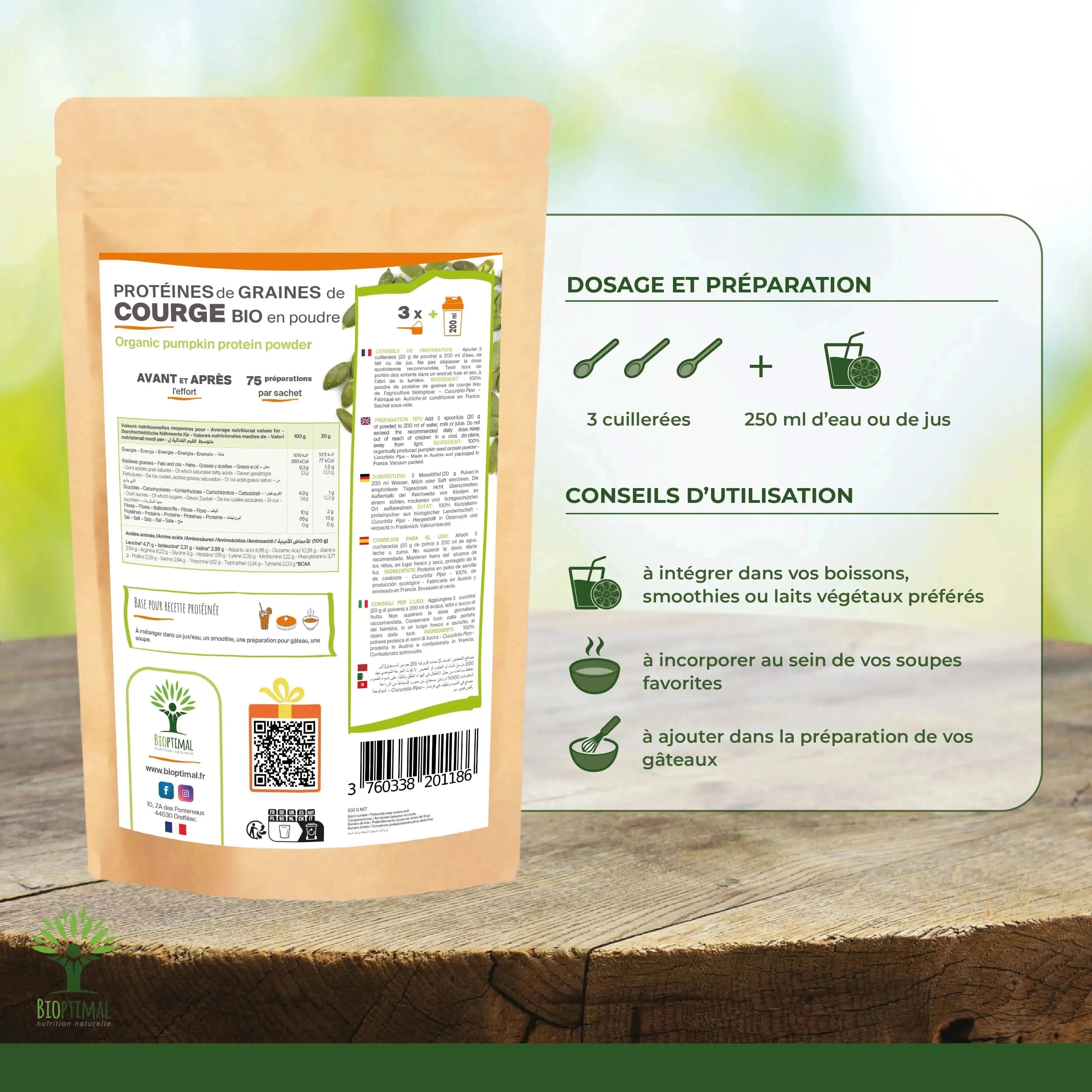 Pumpkin Seed Protein Powder - Supplements - Supplements - infusion.organic