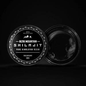 Pure Himalayan Shilajit Resin 50g Supplement Altai Mountain Shilajit infusion.organic