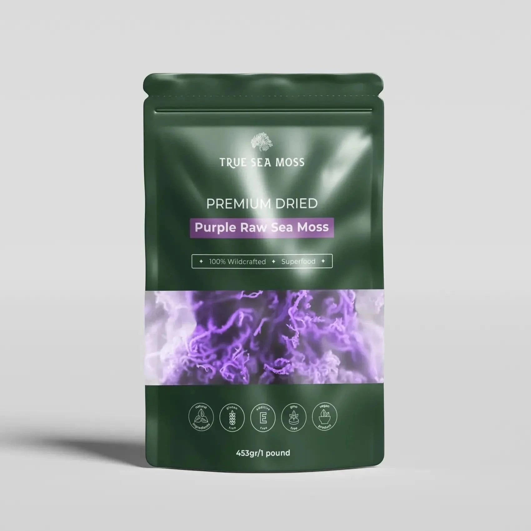 PURPLE DRIED SEA MOSS 1LB - Sea Moss - Minerals, Sea Moss, Supplement - infusion.organic