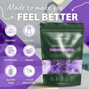PURPLE DRIED SEA MOSS 1LB - Sea Moss - Minerals, Sea Moss, Supplement - infusion.organic