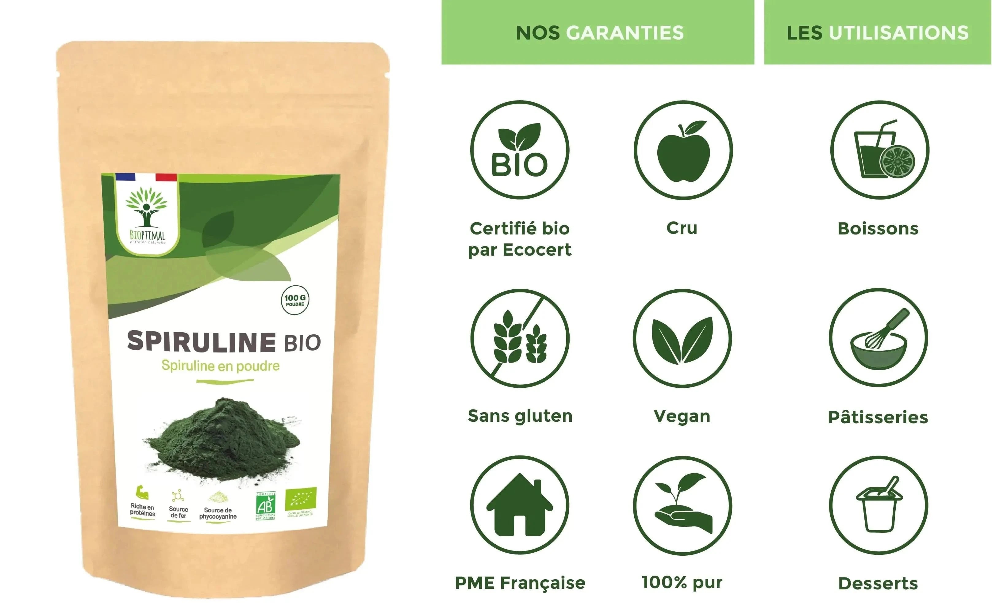 Spirulina Powder - Supplements - Supplements - infusion.organic
