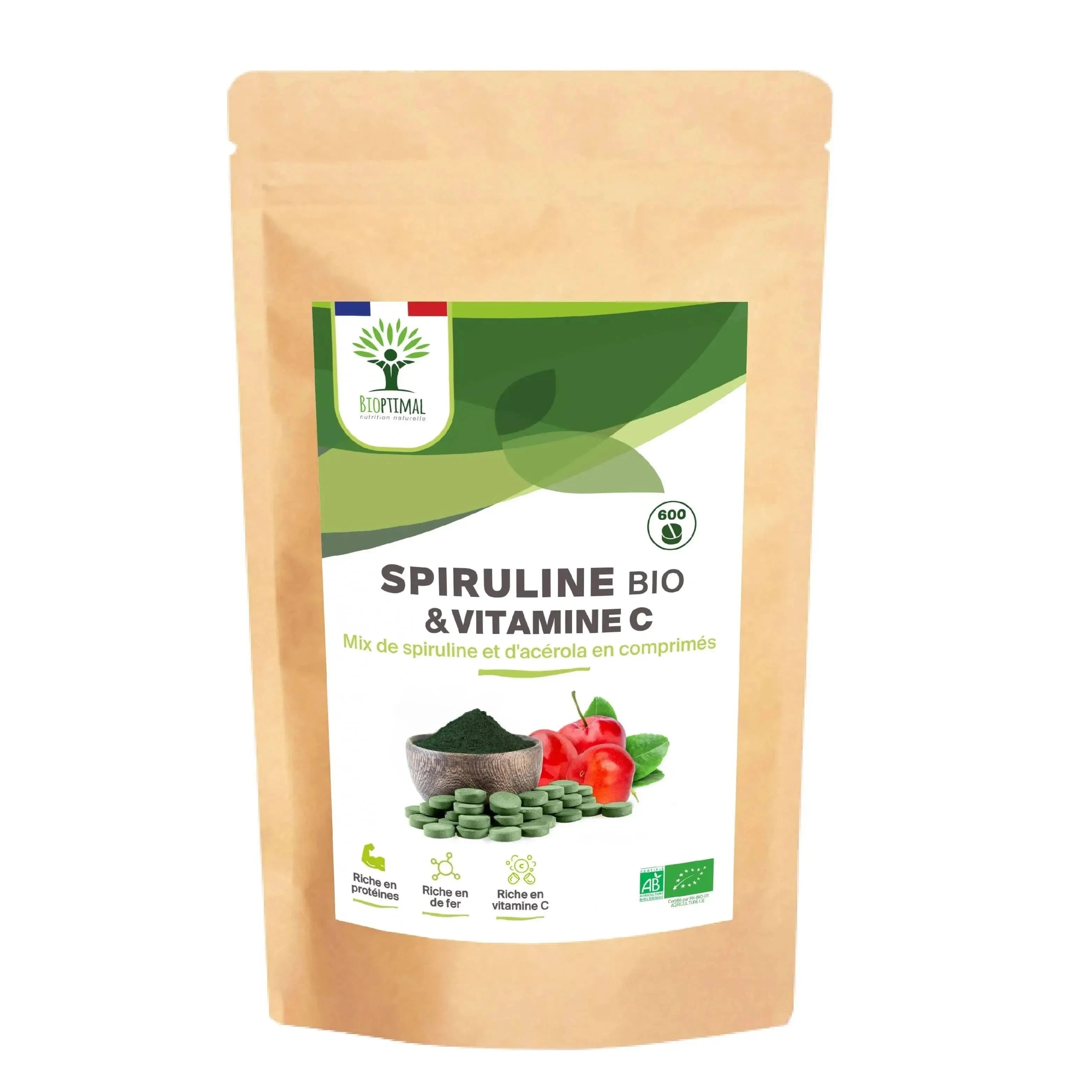 Spirulina & Vitamin C Tablets - Supplements - Minerals, Supplements - infusion.organic
