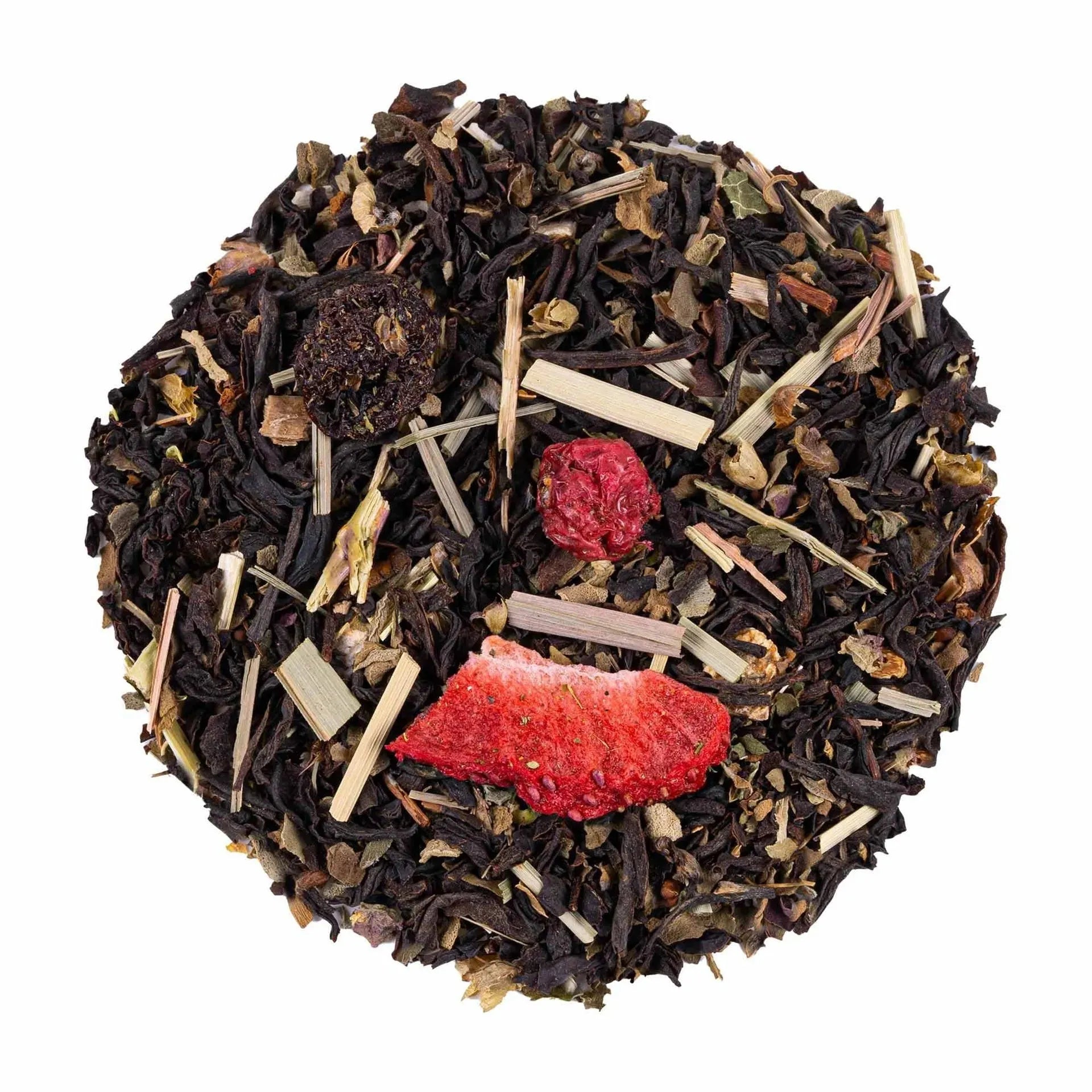 Strawberry Breeze Black Tea Infuzion Tisan - infusion.organic