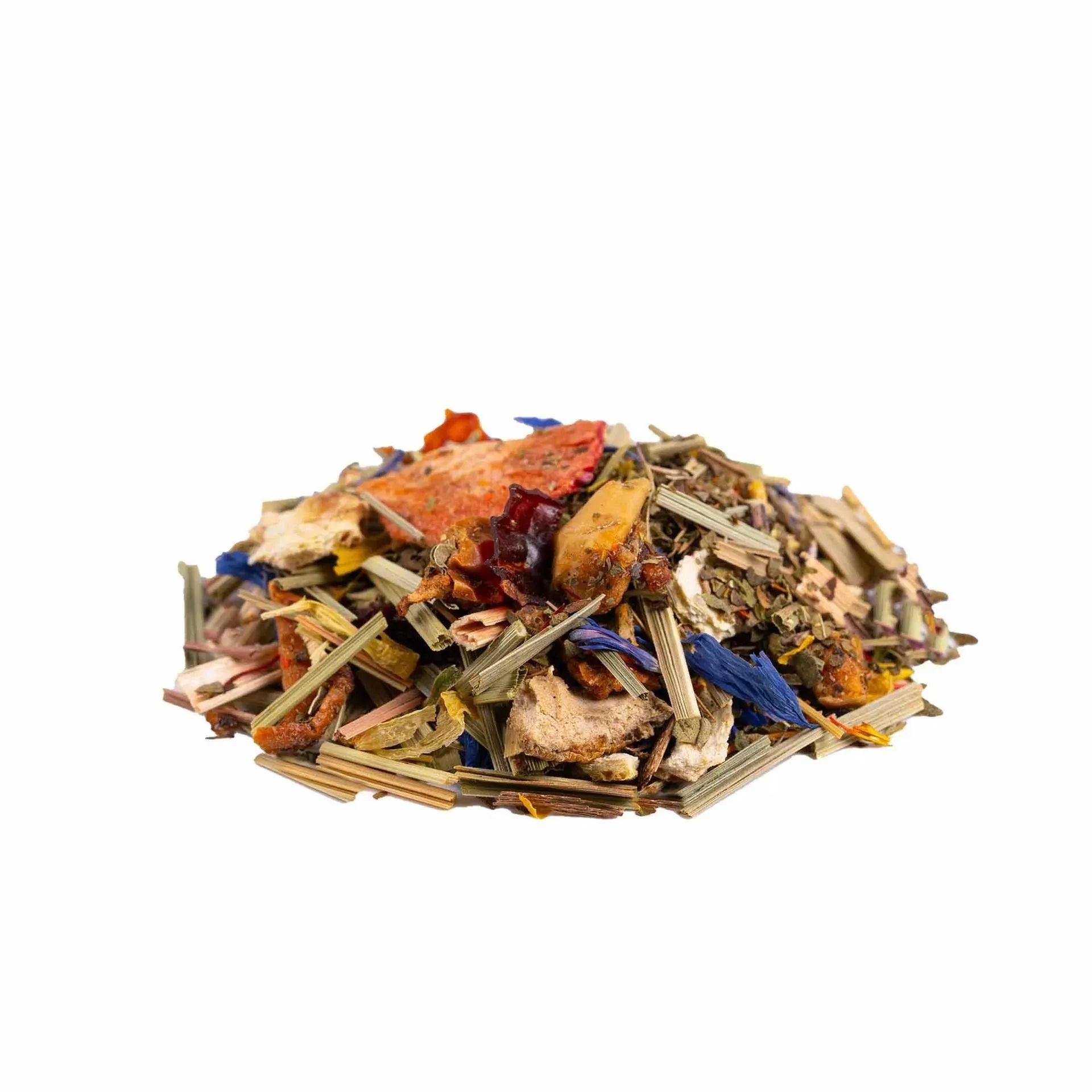 Strawberry - Orange Pieces Herbal Tea Infuzion Tisan - infusion.organic