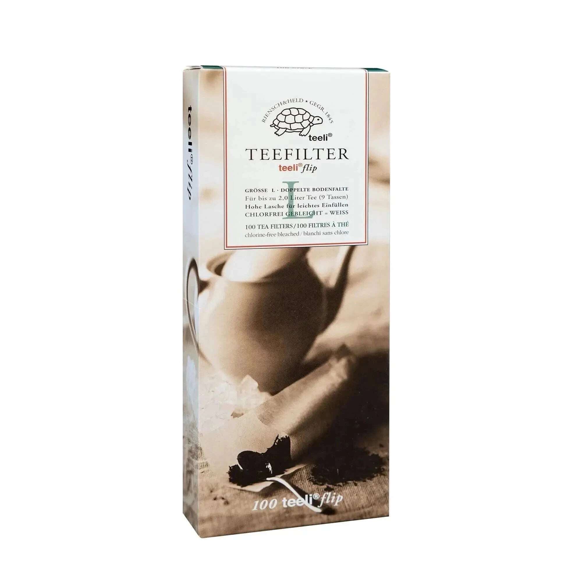 Paper Filters teeli®flip L white - Teabag - Filters & Bags - infusion.organic