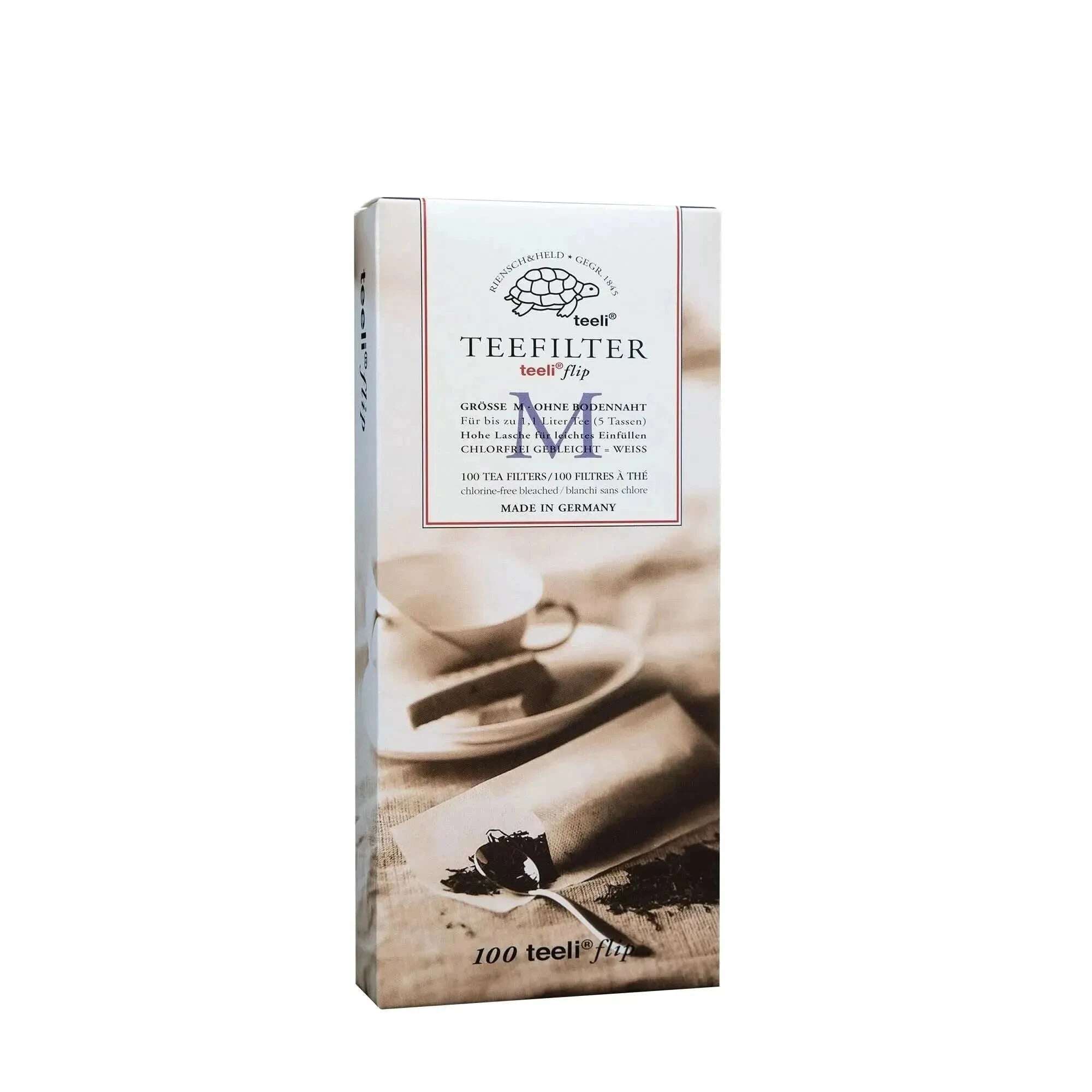 Paper Filters teeli®flip M white - Teabag - Filters & Bags - infusion.organic
