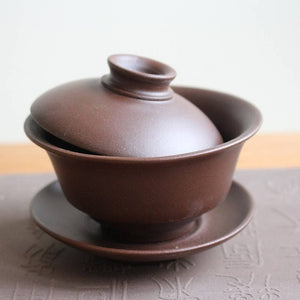 Traditional Yixing clay gaiwan 110 ml Teaware Tea soul infusion.organic