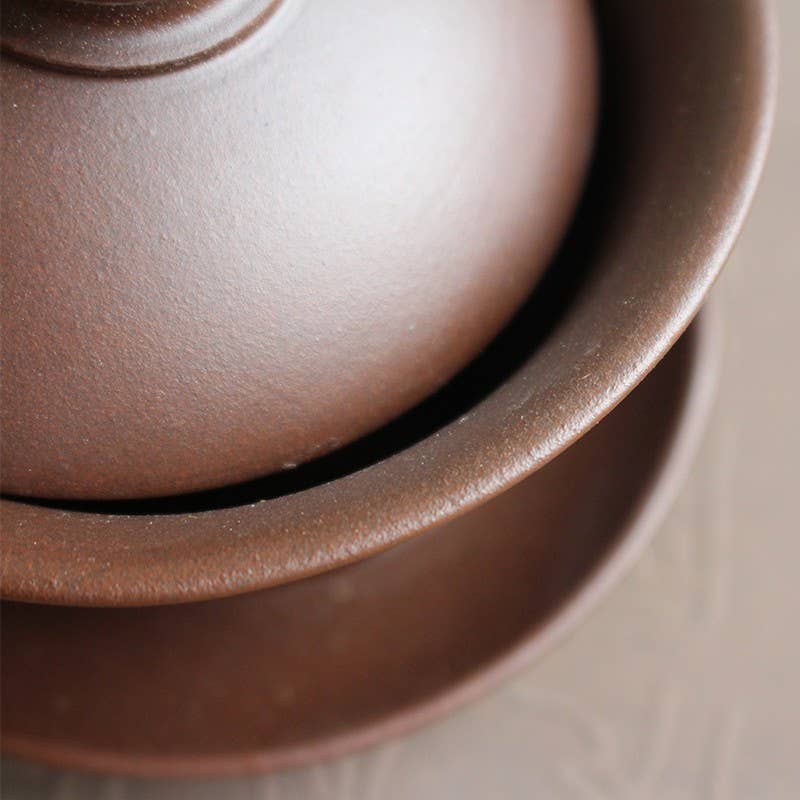 Traditional Yixing clay gaiwan 110 ml Teaware Tea soul infusion.organic